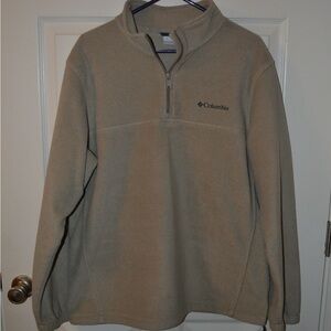 Columbia Tan Fleece Pullover